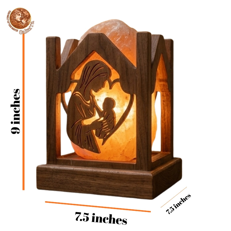 Gideon’s Mother and Child Himalayan Salt Lamp