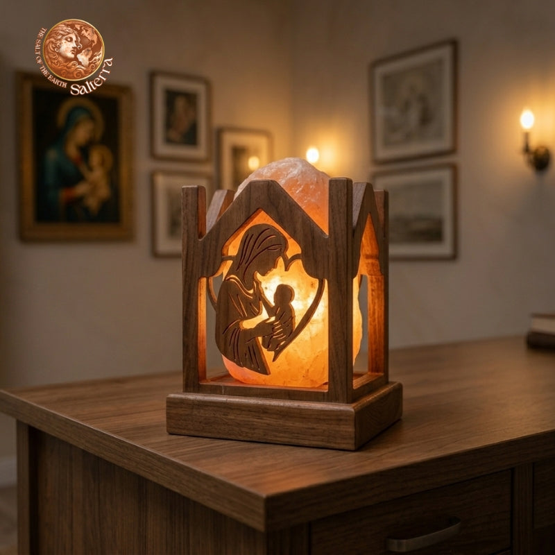 Gideon’s Mother and Child Himalayan Salt Lamp