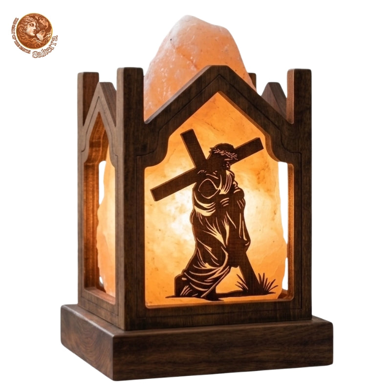 GIDEON'S WAY OF THE CROSS Himalayan Salt Lamp