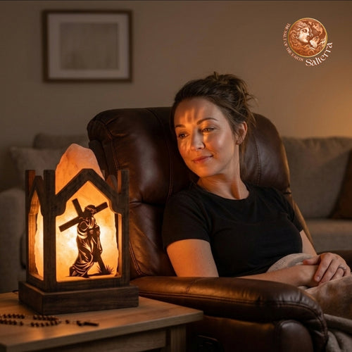 GIDEON'S WAY OF THE CROSS Himalayan Salt Lamp