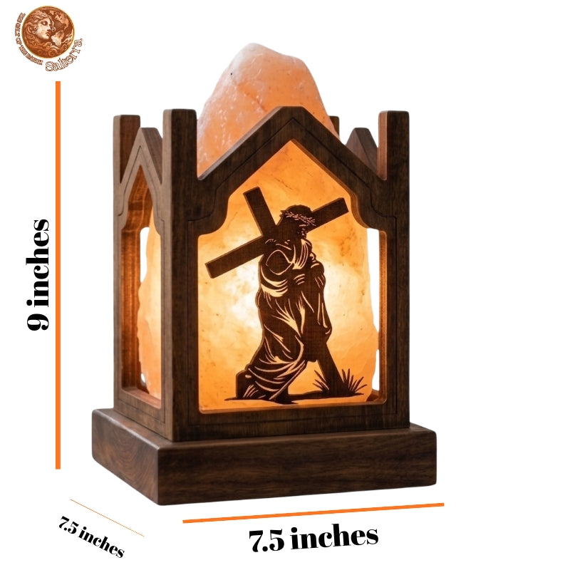 GIDEON'S WAY OF THE CROSS Himalayan Salt Lamp